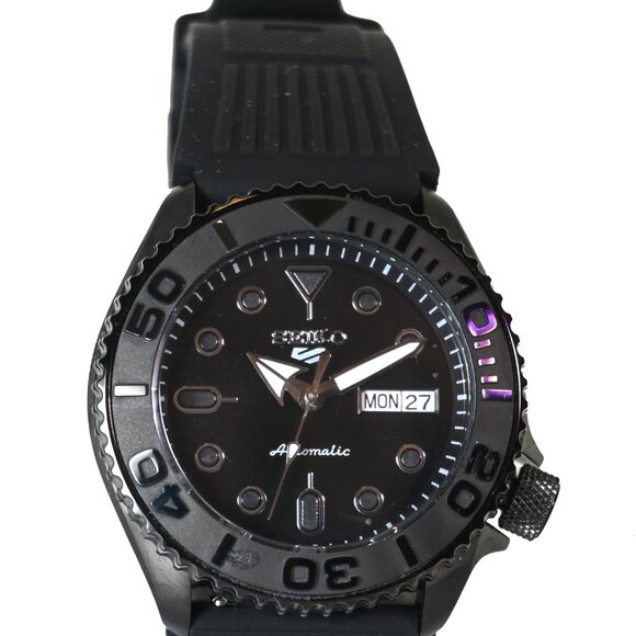 Custom SeikoMod SKX Style 40mm Black dial NH35 Automatic Movement NEW Waterproof - Picture 2 of 7
